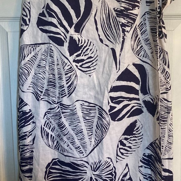 Nicole Miller Linen Wrap Dress - NWT - Picture 14 of 15